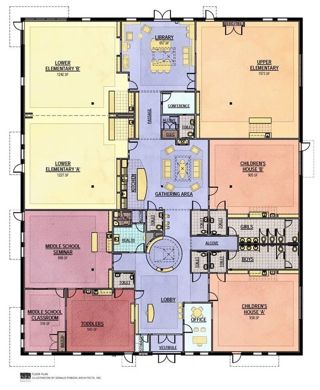 Montessori Classroom Floor Plan Quest montessori school