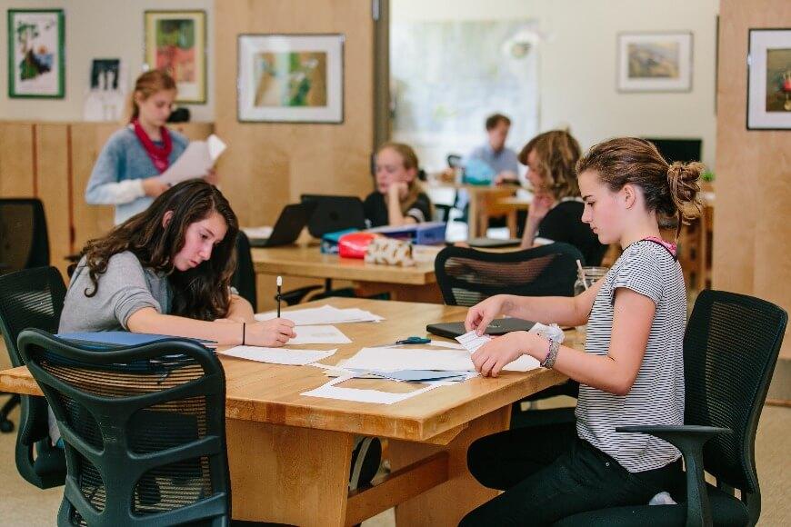 Montessori Middle School Classroom in Rhode Island Quest Montessori