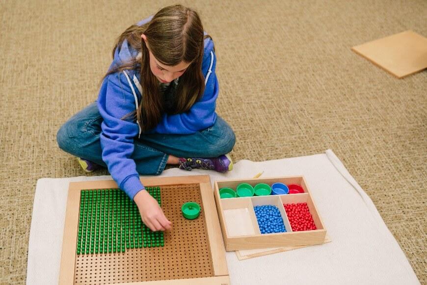 Math in Upper Elementary - Montessori School in Rhode Island