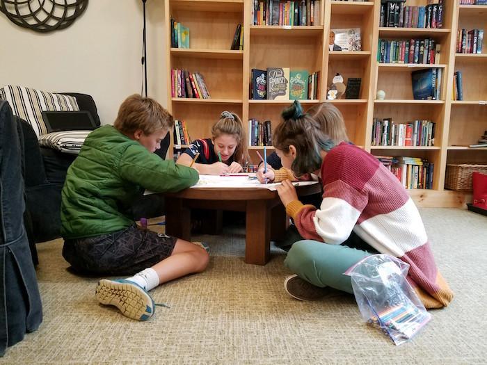 Students working Student-Led Conferences 2