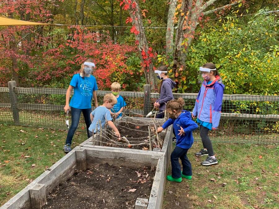 Garden beds Private-School-RI-Montessori